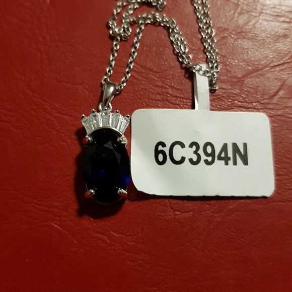 Beautiful Silver chain with Amethyst stone. - Picture 3 of 3